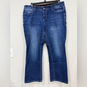 Cato Dark Blue Straight Leg Women's Jeans